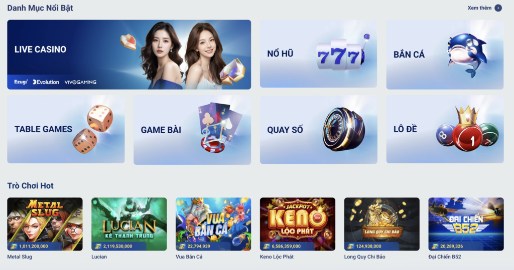 SKY88 cung cấp các thể loại game cá cược đa dạng
